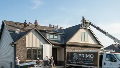Professional roof repair and vinyl siding experts in Boston, MA fixing leaks and storm damage