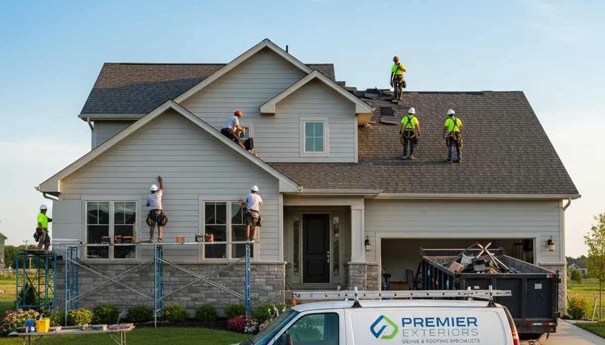 Professional roof replacement and vinyl siding installation in Boston, MA by Next Level Exteriors