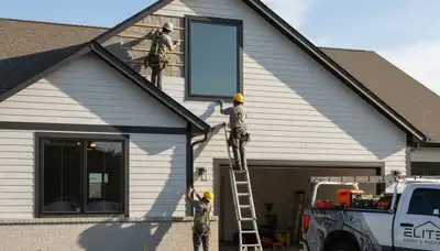 Professional skylight installation on vinyl siding home in Boston, MA by Next Level Exteriors