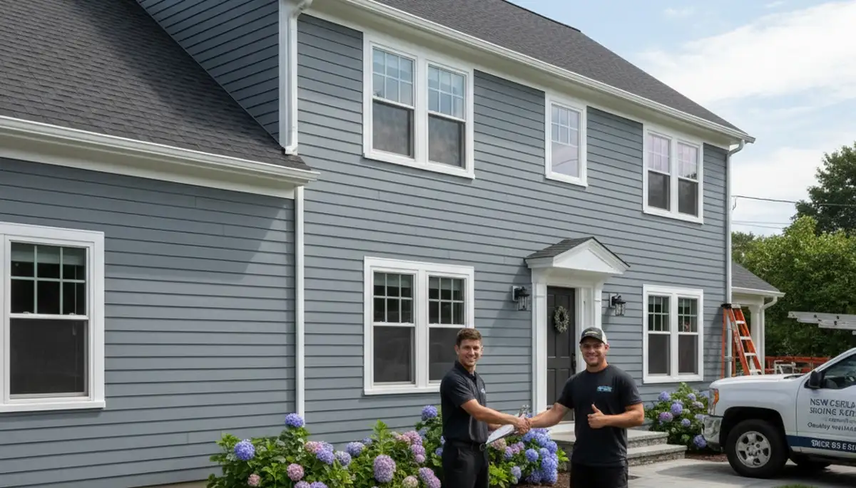 Professional vinyl siding installation in Boston MA by trusted local contractors