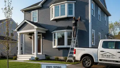 Professional vinyl siding installation services in Boston MA homes by local siding experts