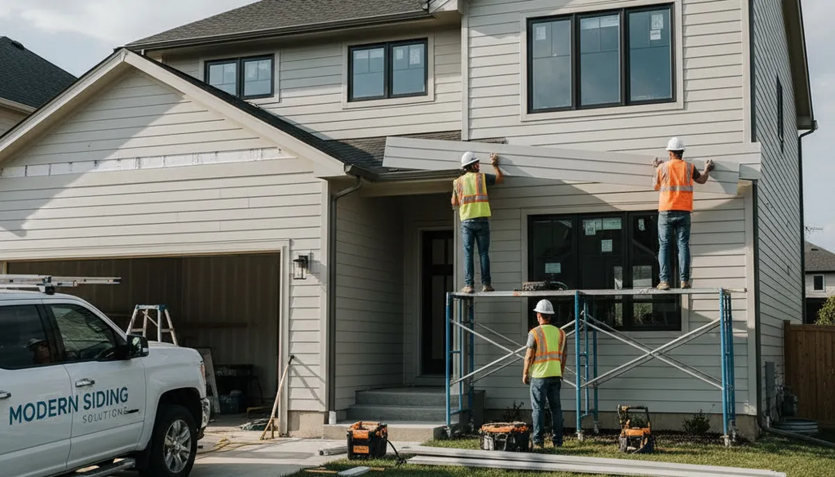 Vinyl siding installation for Boston, MA home exterior by Next Level Exteriors