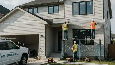 Vinyl siding installation for Boston, MA home exterior by Next Level Exteriors