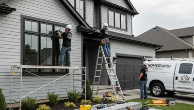 Professional vinyl siding installation on Boston MA home exterior by Next Level Exteriors