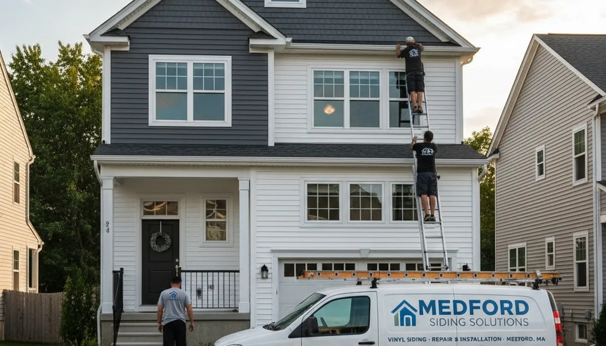 Professional vinyl siding installation and repair experts serving homes in Boston, MA