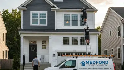 Professional vinyl siding installation and repair experts serving homes in Boston, MA