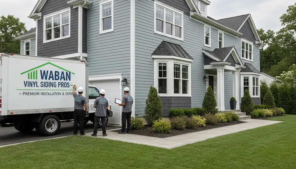 Professional vinyl siding installation on a Boston MA home exterior by local experts