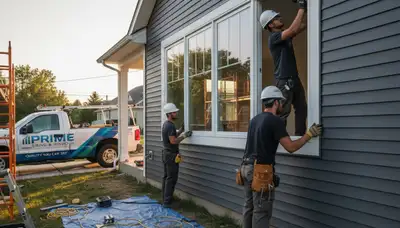 Professional window installation by vinyl siding experts in Boston, MA