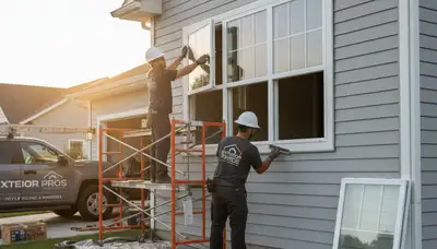 Professional window replacement by vinyl siding experts in Boston, MA exterior home renovation